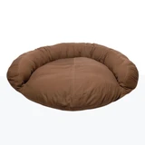 Canvas Saddle-Stitched Bolster Dog Bed