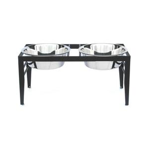 Polished Elevated Dog Feeders