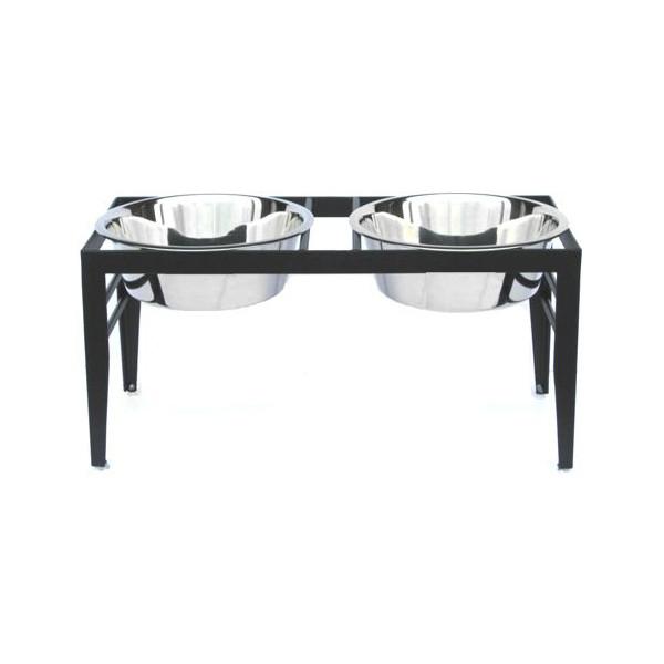 Polished Elevated Dog Feeders