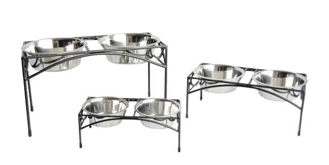 Double Regal Dog Bowl Feeder - Oh My Dog Supply